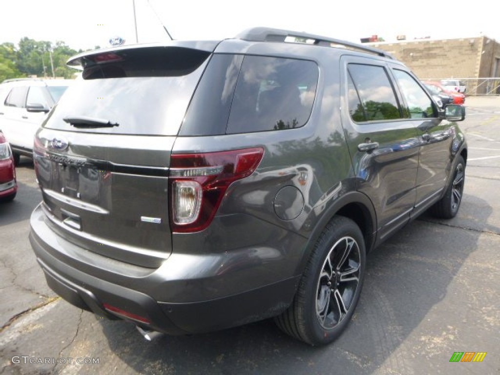 2015 Explorer Sport 4WD - Magnetic / Sport Charcoal Black/Sienna photo #2