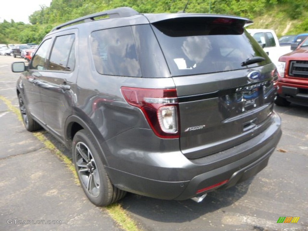 2015 Explorer Sport 4WD - Magnetic / Sport Charcoal Black/Sienna photo #3