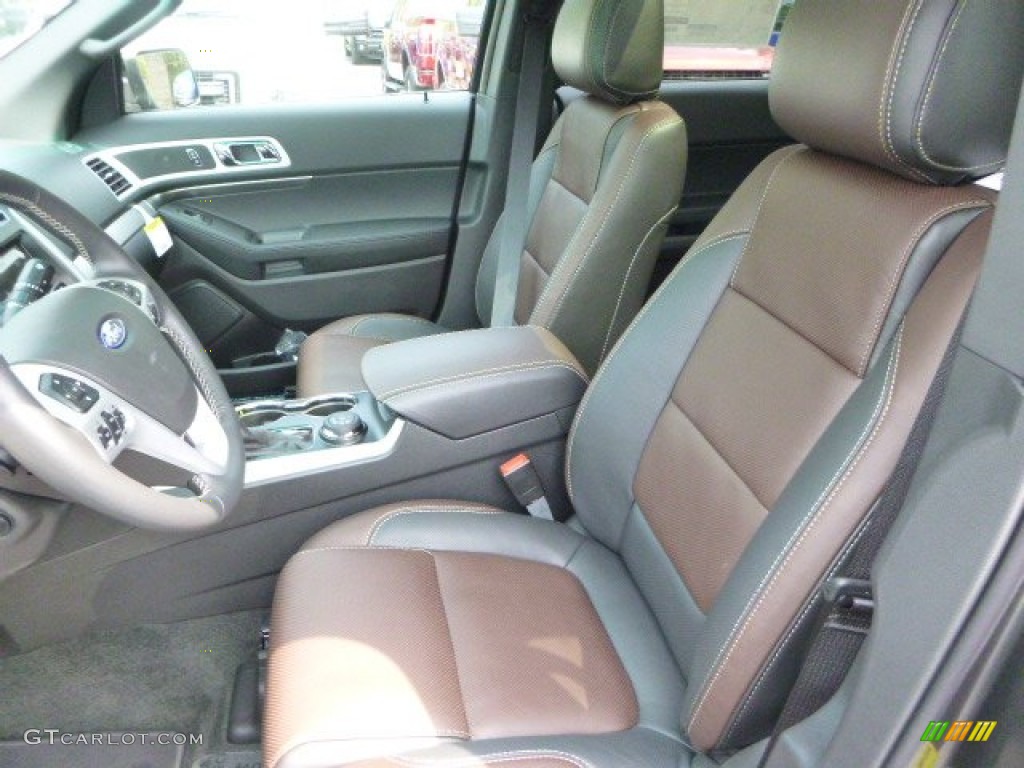 Sport Charcoal Black/Sienna Interior 2015 Ford Explorer Sport 4WD Photo #95349639