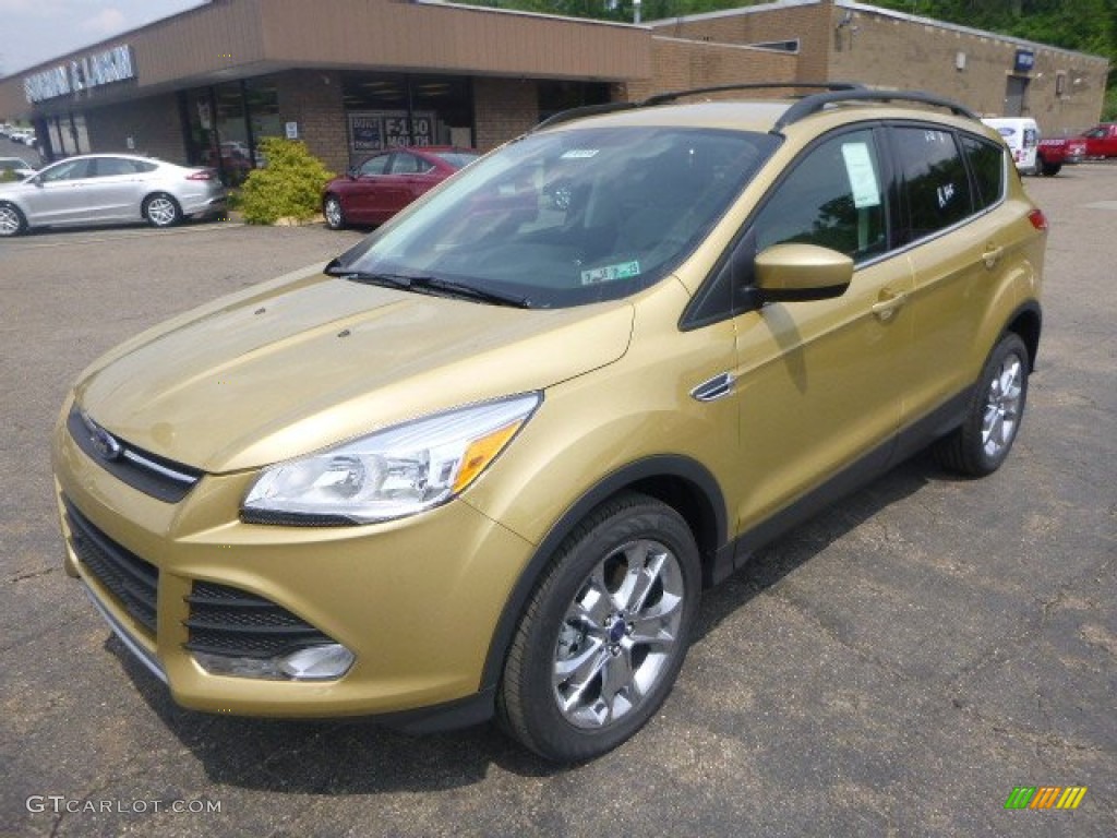 2014 Escape SE 2.0L EcoBoost 4WD - Karat Gold / Medium Light Stone photo #4