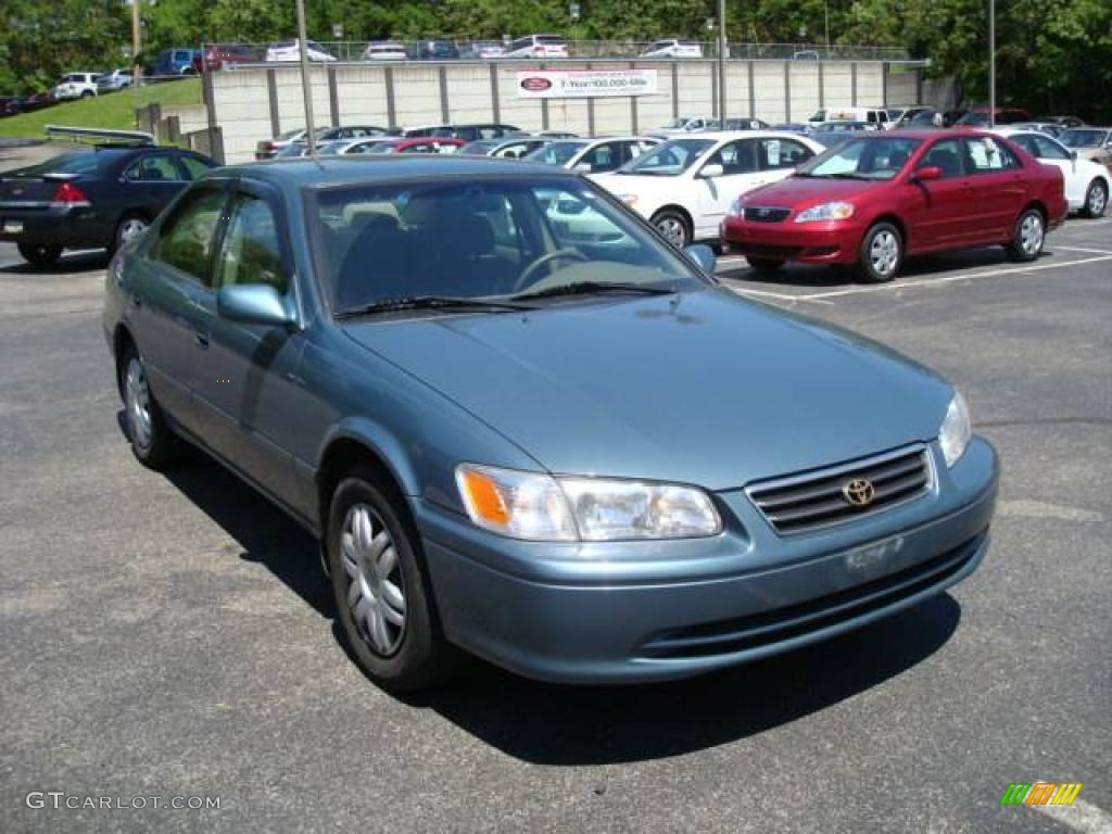2000 Camry LE - Sailfin Blue Metallic / Oak photo #6