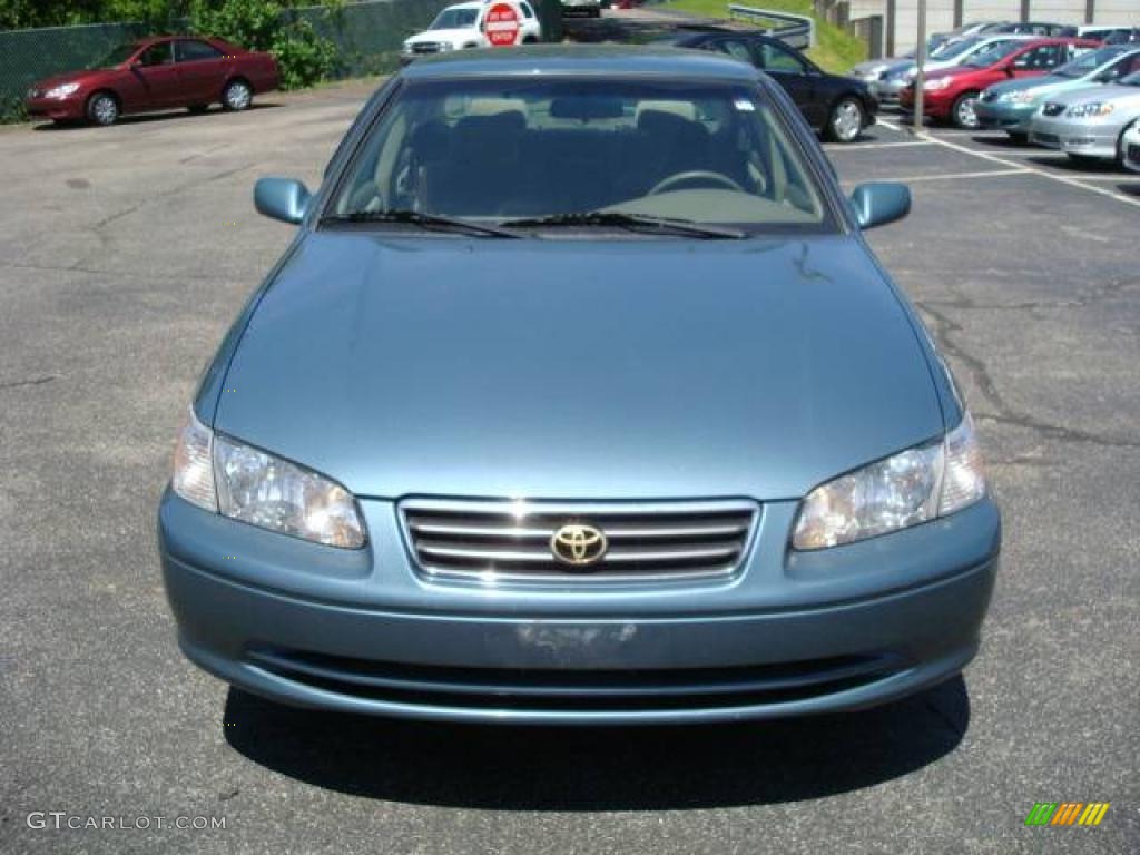 2000 Camry LE - Sailfin Blue Metallic / Oak photo #7