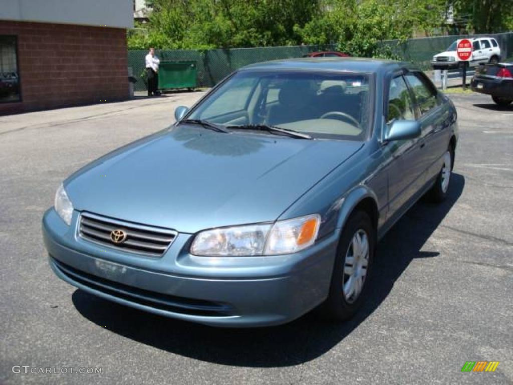 2000 Camry LE - Sailfin Blue Metallic / Oak photo #8