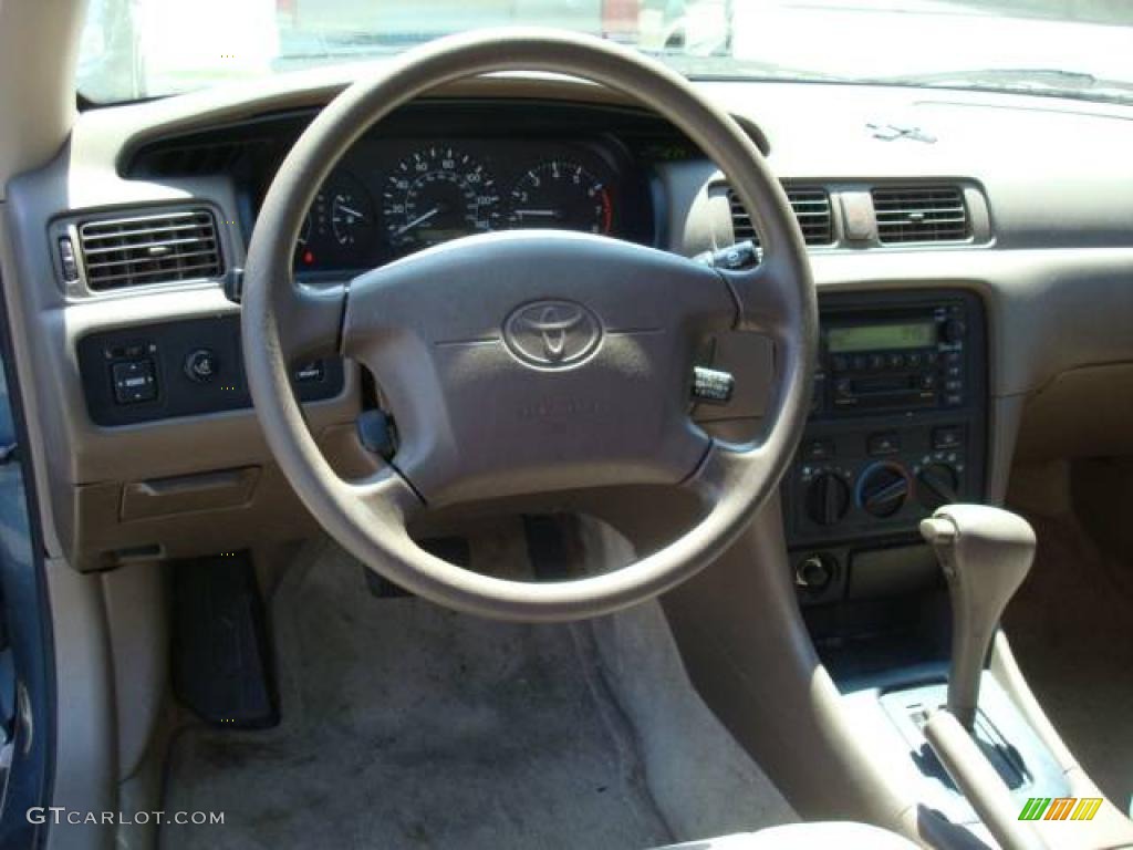2000 Camry LE - Sailfin Blue Metallic / Oak photo #12
