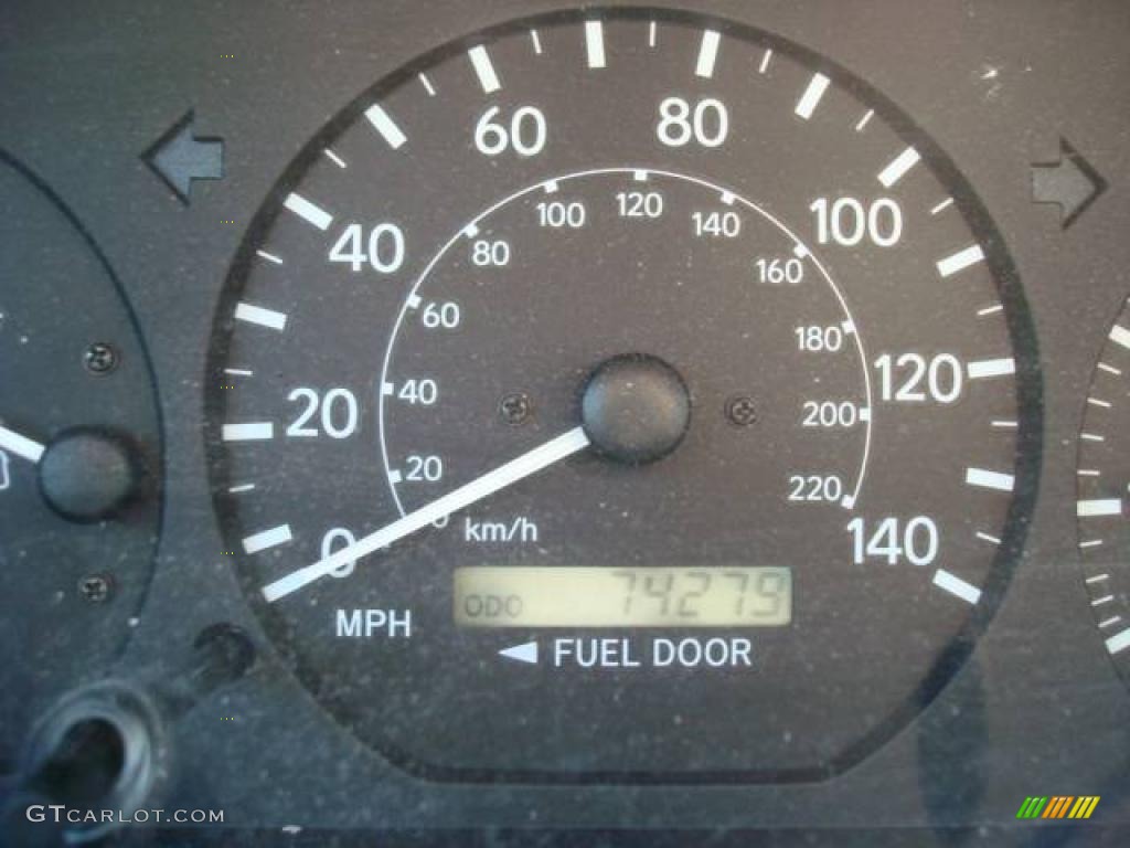 2000 Camry LE - Sailfin Blue Metallic / Oak photo #20