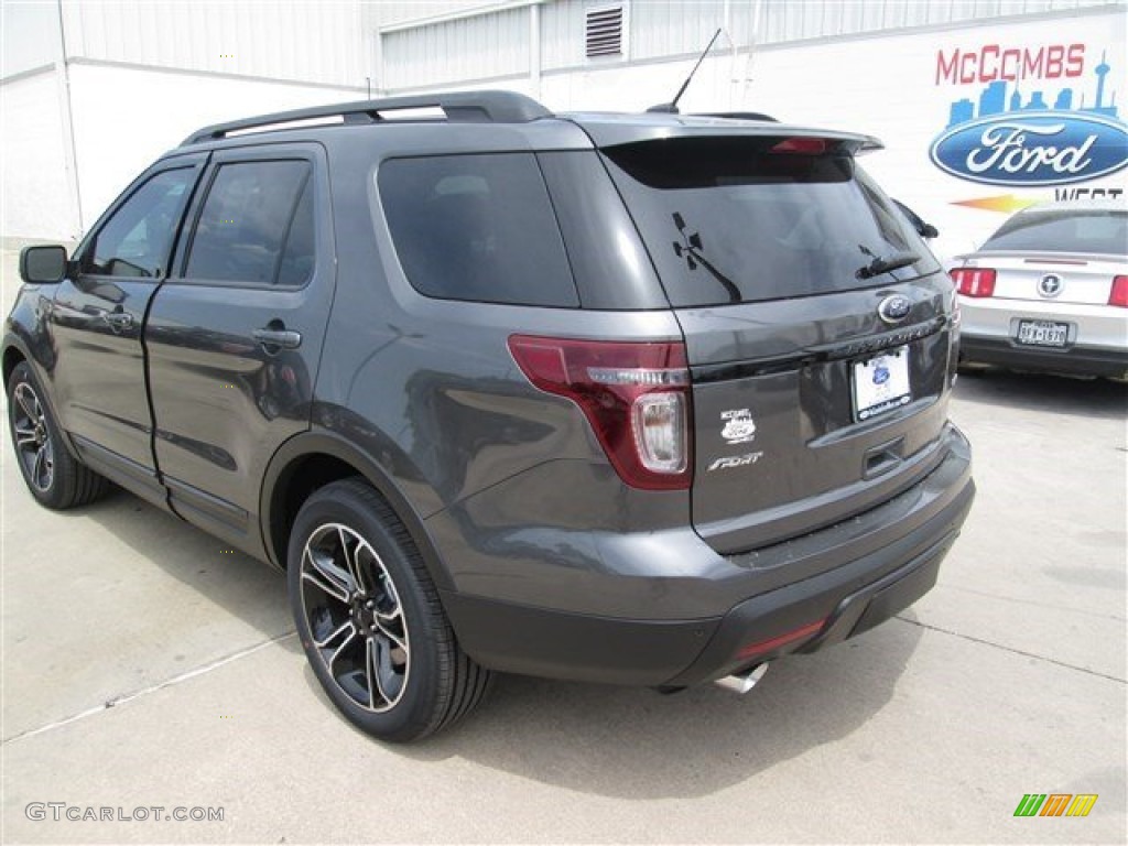 2015 Explorer Sport 4WD - Magnetic / Sport Charcoal Black photo #4