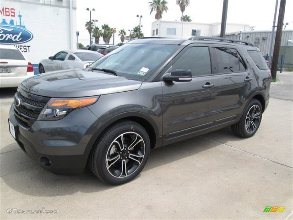 2015 Explorer Sport 4WD - Magnetic / Sport Charcoal Black photo #5