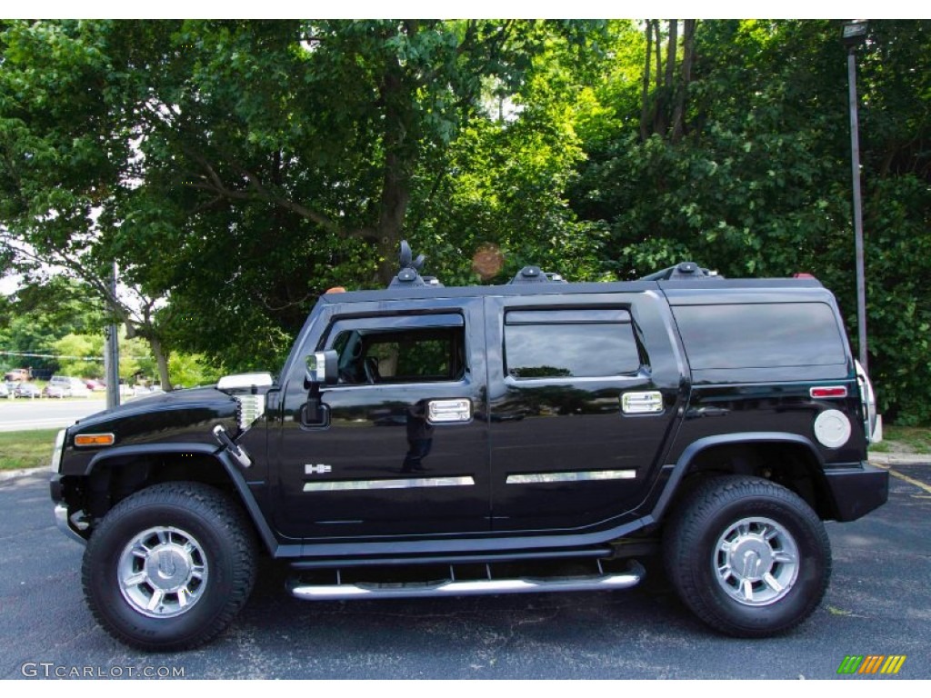 Black 2005 Hummer H2 SUV Exterior Photo #95360484