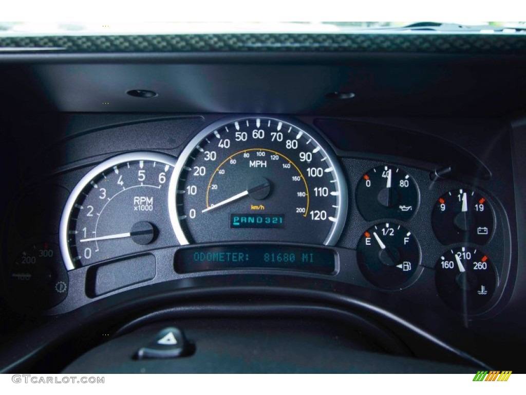 2005 Hummer H2 SUV Gauges Photo #95360813