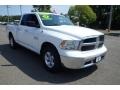 2013 Bright White Ram 1500 SLT Quad Cab  photo #3