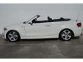 Alpine White - 1 Series 135i Convertible Photo No. 7