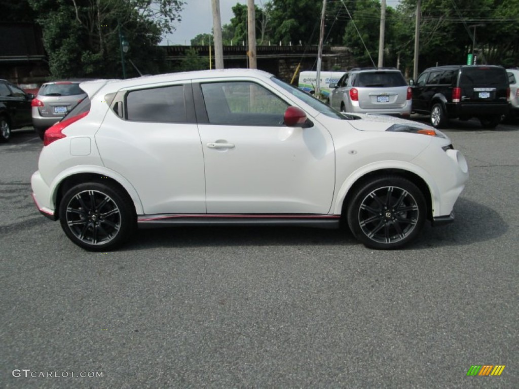Pearl White 2013 Nissan Juke NISMO Exterior Photo #95364851