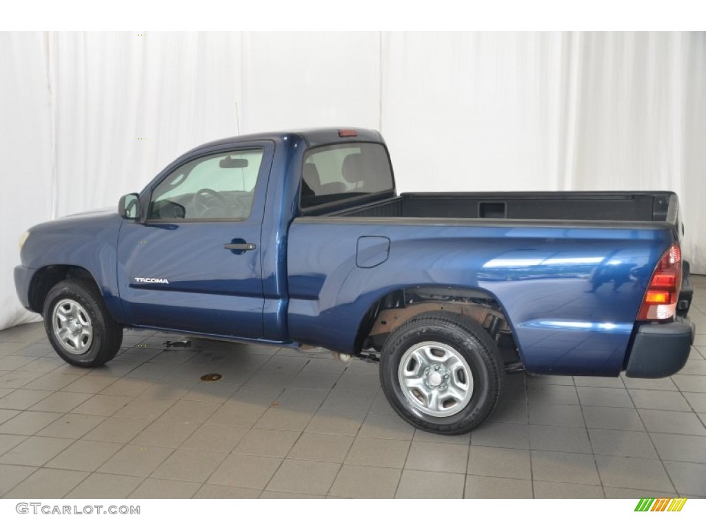 2006 Tacoma Regular Cab - Speedway Blue / Graphite Gray photo #10