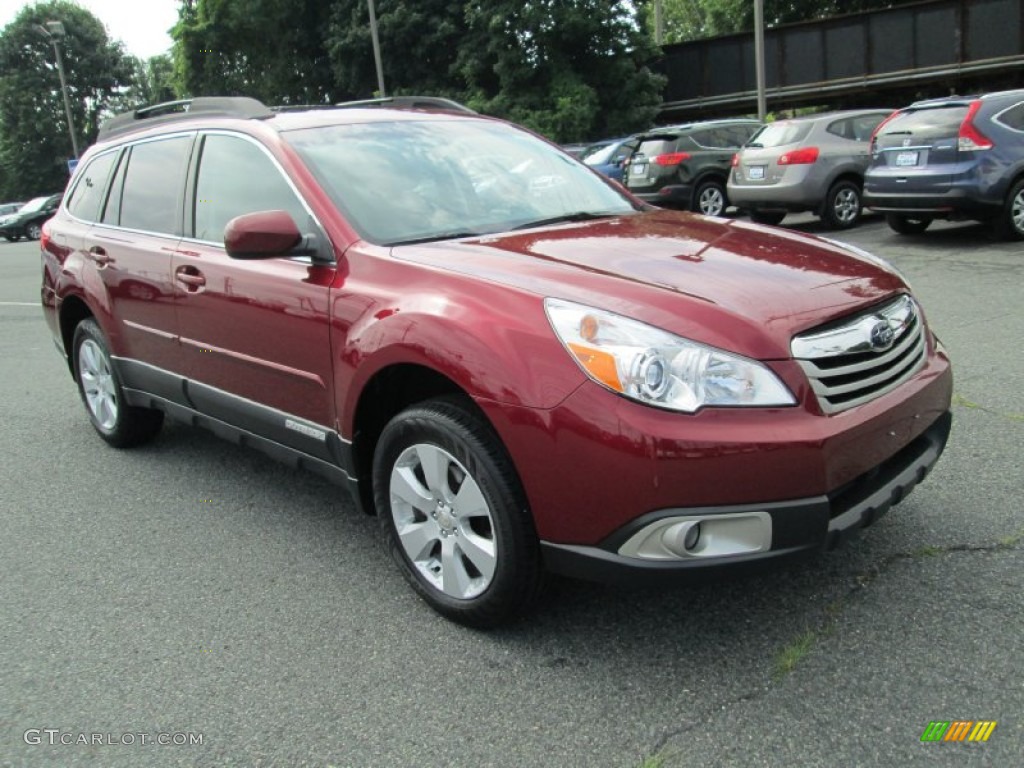 Ruby Red Pearl 2012 Subaru Outback 2.5i Premium Exterior Photo #95366264