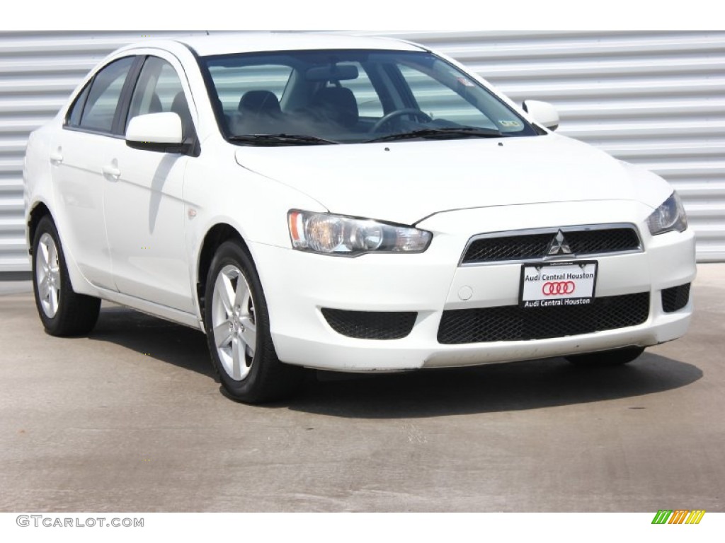 Wicked White Mitsubishi Lancer