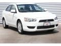 2008 Wicked White Mitsubishi Lancer ES  photo #1