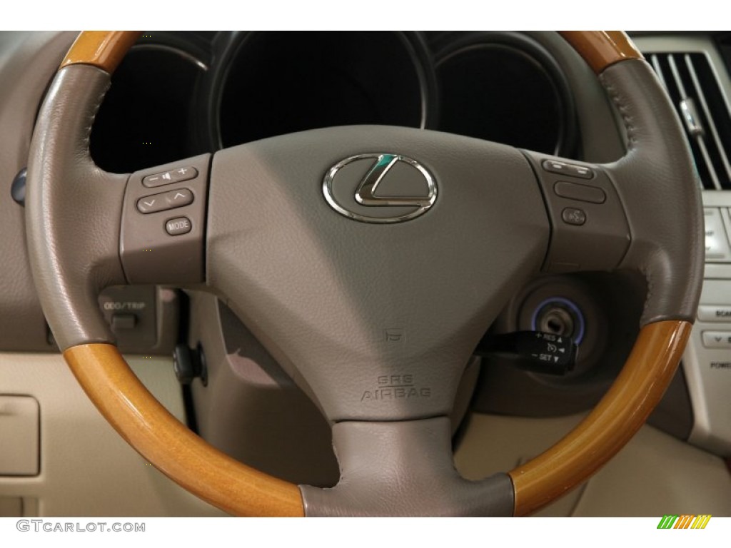 2008 Lexus RX 350 AWD Ivory Steering Wheel Photo #95367380