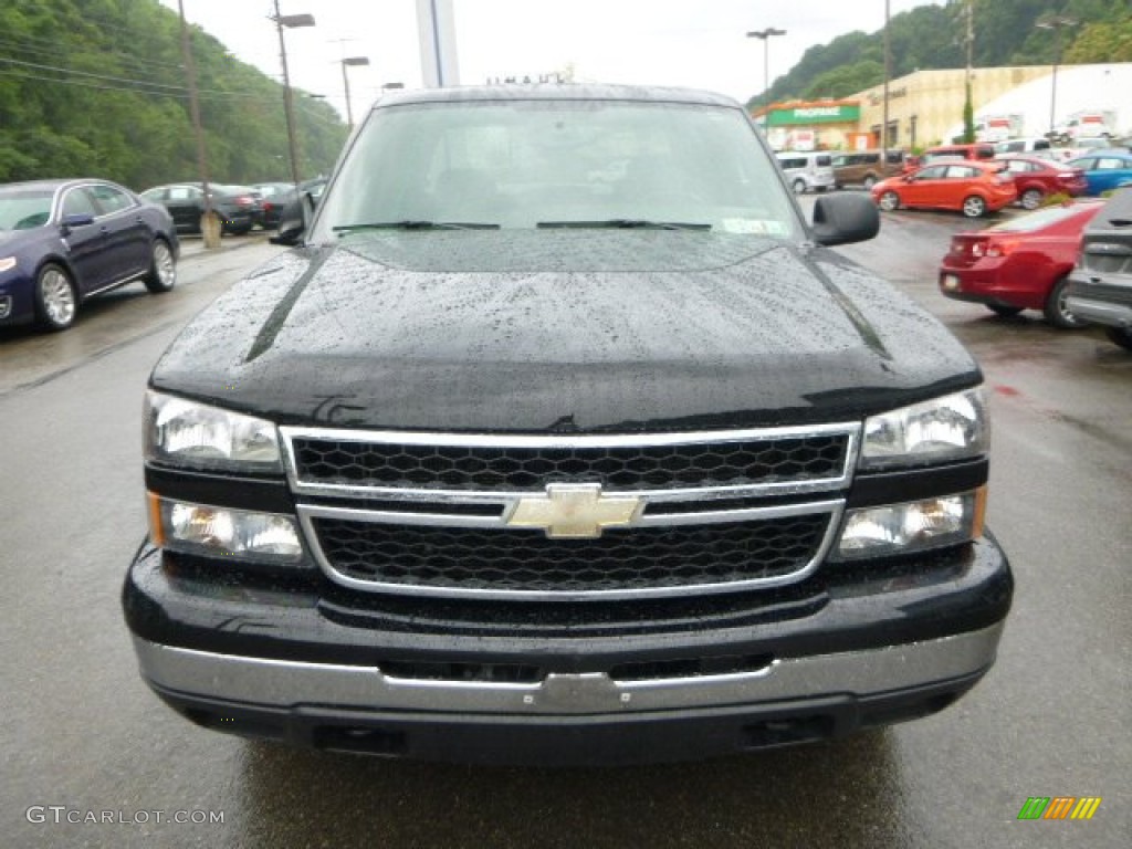 2007 Silverado 1500 Classic LT Crew Cab 4x4 - Black / Dark Charcoal photo #8