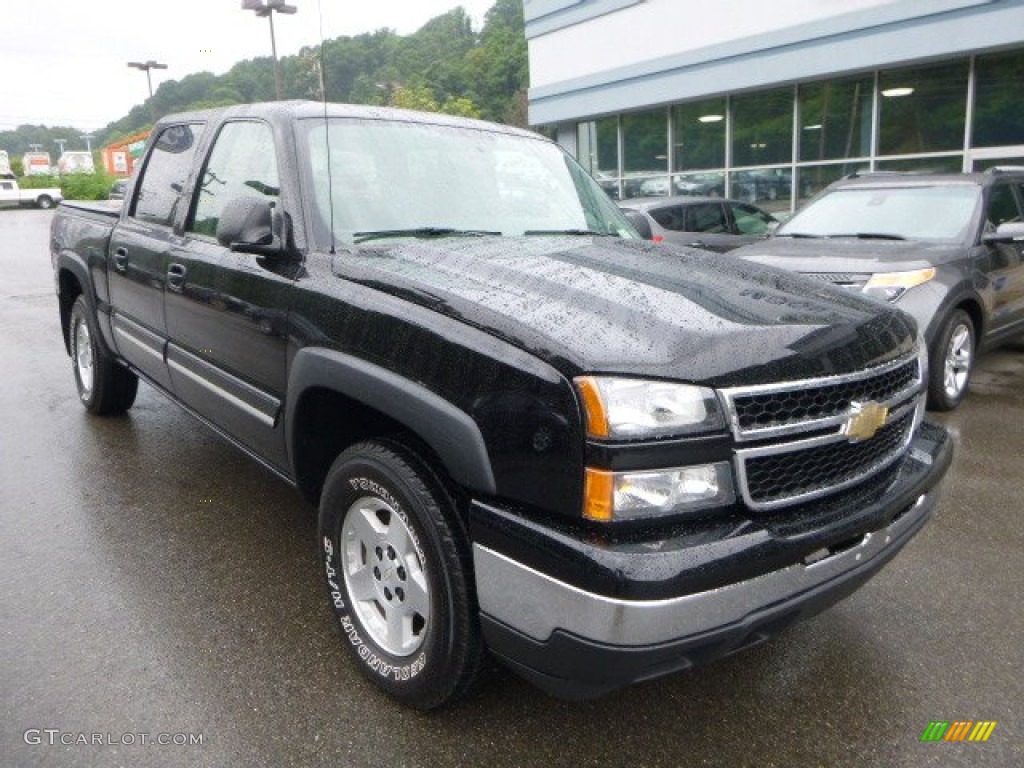 2007 Silverado 1500 Classic LT Crew Cab 4x4 - Black / Dark Charcoal photo #9