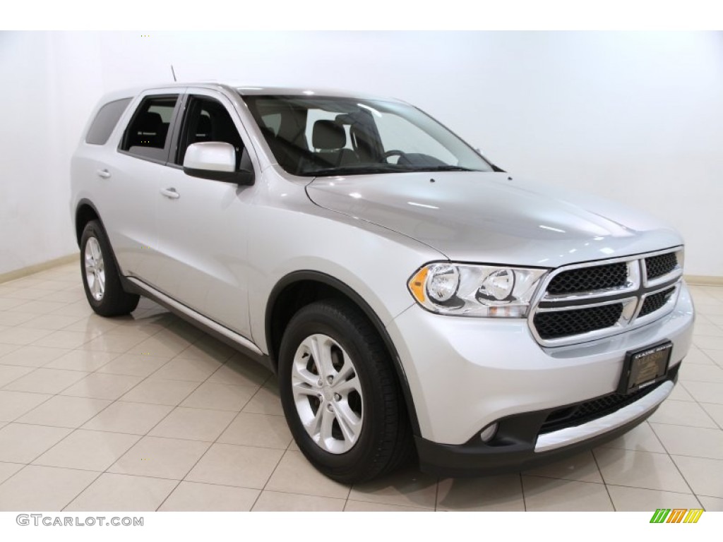 2012 Durango SXT AWD - Bright Silver Metallic / Black photo #1