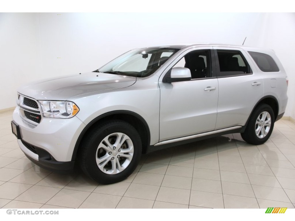 Bright Silver Metallic 2012 Dodge Durango SXT AWD Exterior Photo #95369573