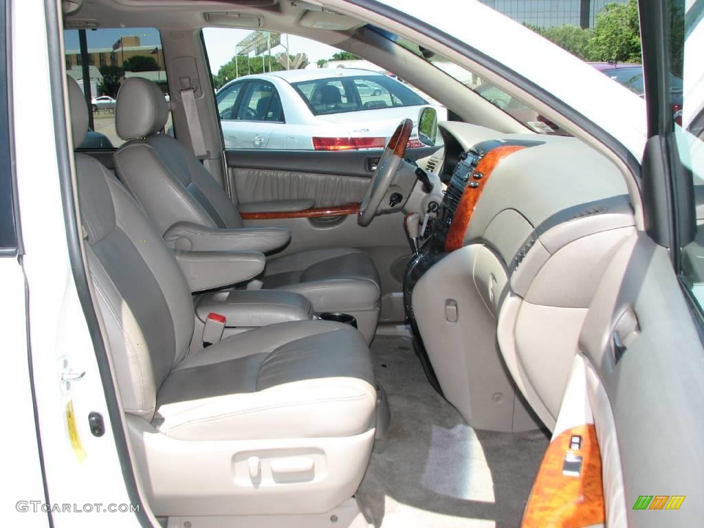 2006 Sienna Limited - Arctic Frost Pearl / Stone Gray photo #10