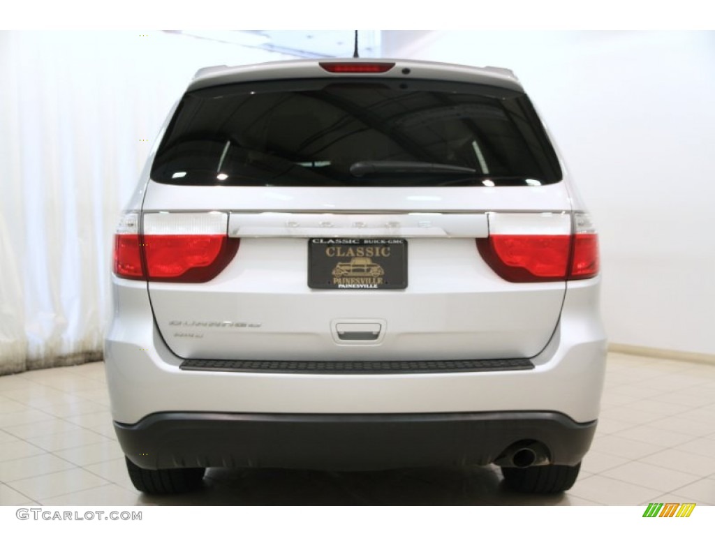 2012 Durango SXT AWD - Bright Silver Metallic / Black photo #13