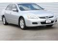 Alabaster Silver Metallic 2007 Honda Accord EX-L Sedan