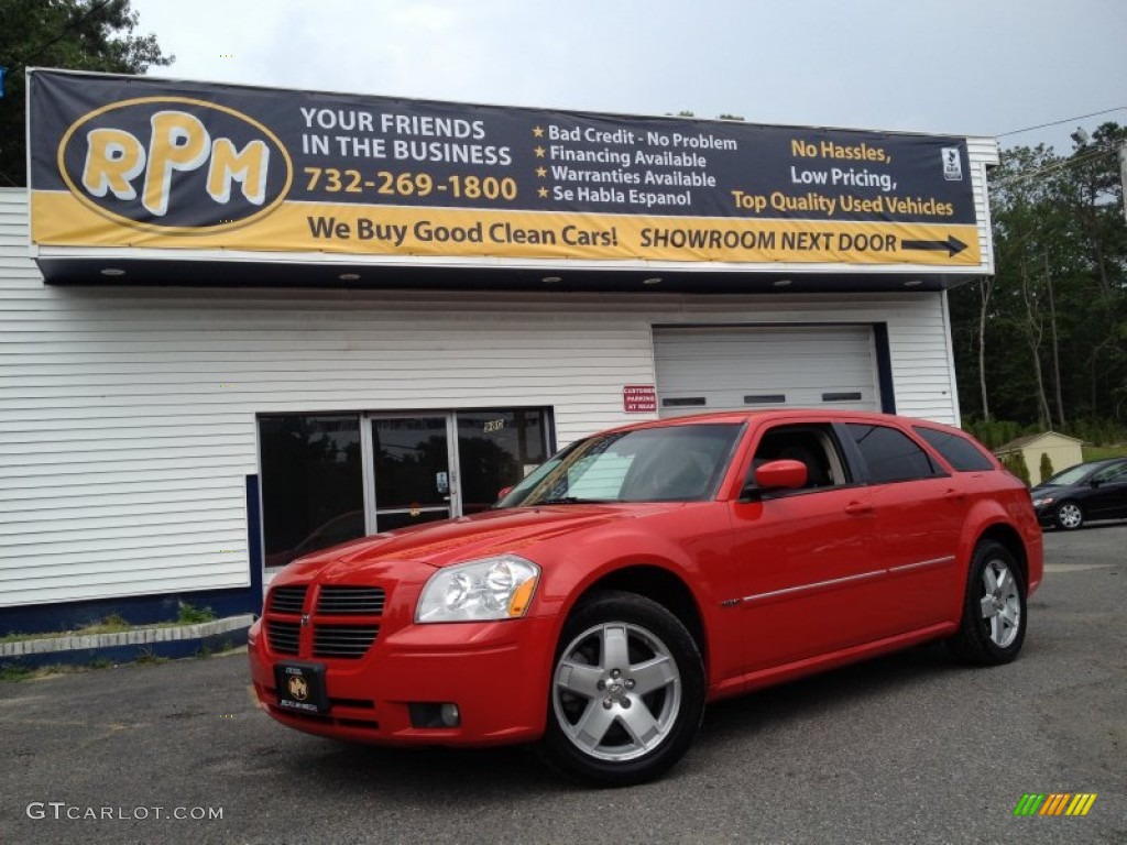 2007 Magnum R/T AWD - TorRed / Dark Slate Gray/Light Graystone photo #1