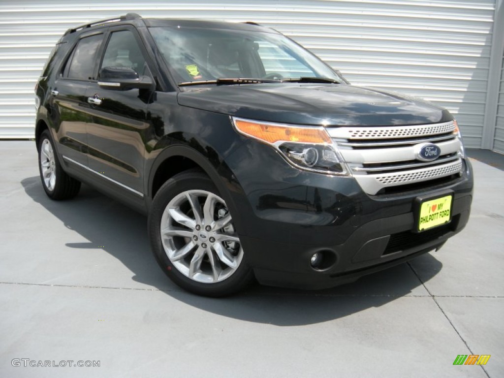 2015 Explorer XLT - Dark Side / Charcoal Black photo #2