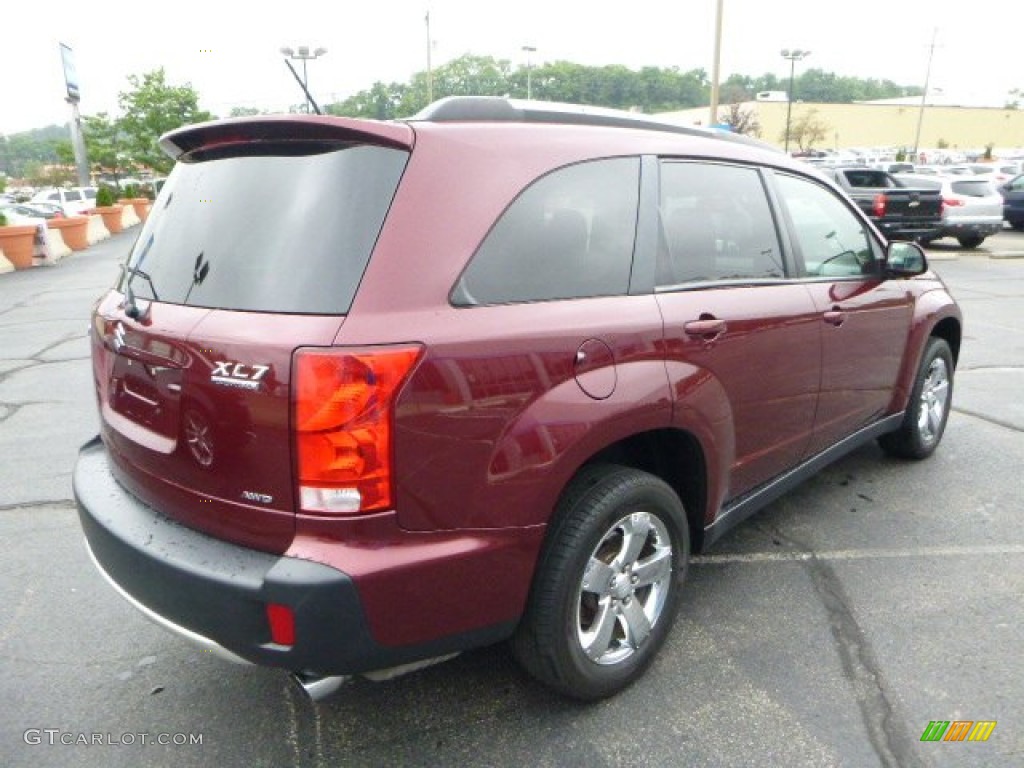 2008 XL7 Limited AWD - Cranberry Red Metallic / Beige photo #5