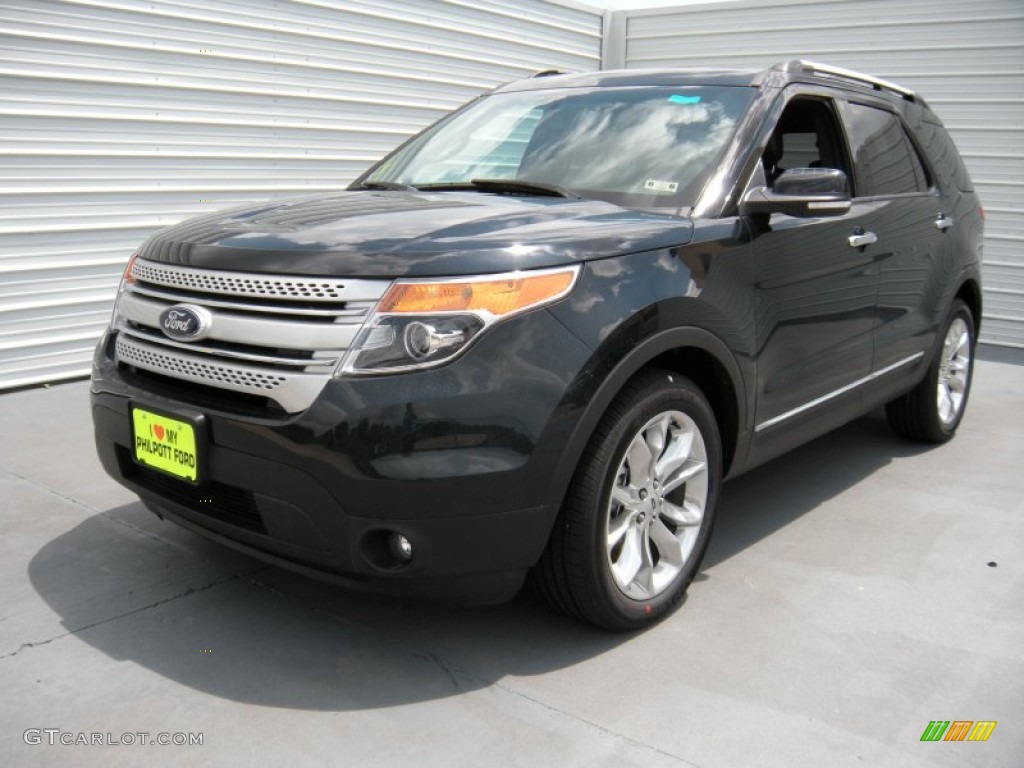 2015 Explorer XLT - Dark Side / Charcoal Black photo #7