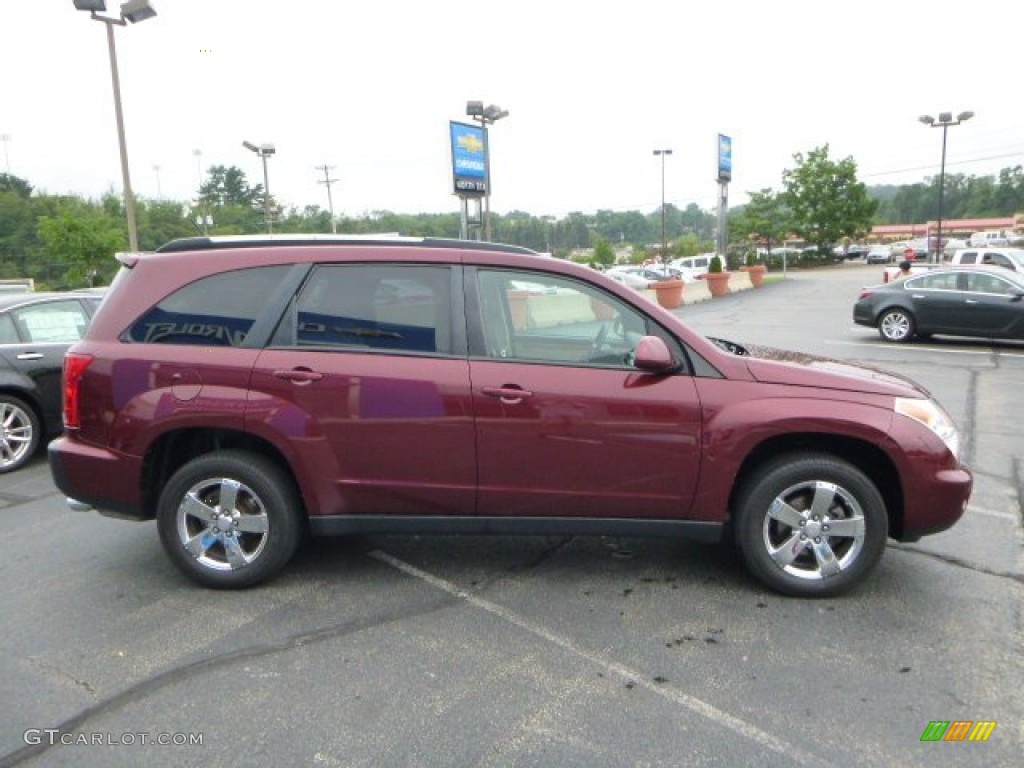 2008 XL7 Limited AWD - Cranberry Red Metallic / Beige photo #6