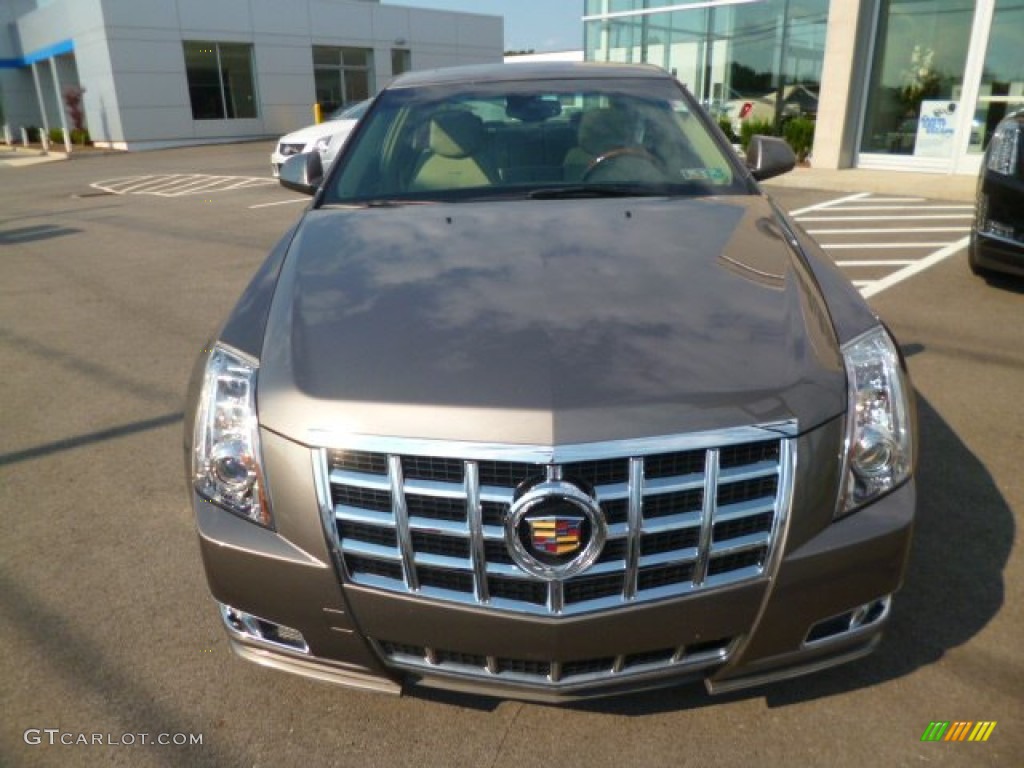 2012 CTS 4 3.6 AWD Sedan - Mocha Steel Metallic / Cashmere/Cocoa photo #2