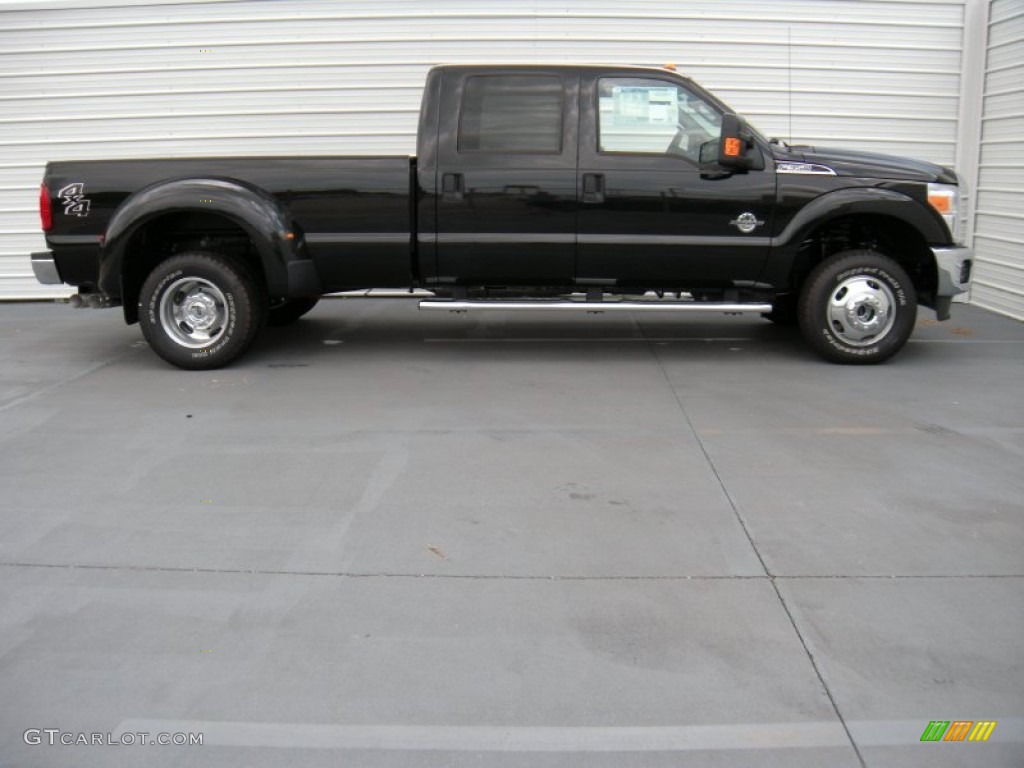 Tuxedo Black 2015 Ford F350 Super Duty XLT Crew Cab 4x4 DRW Exterior Photo #95375219