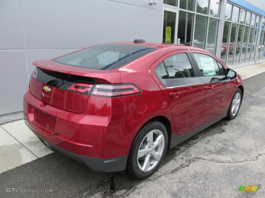 Crystal Red Tintcoat 2015 Chevrolet Volt Standard Volt Model Exterior Photo #95377100