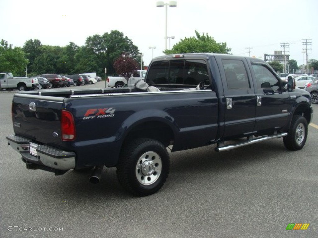 2006 F250 Super Duty XL Crew Cab 4x4 - True Blue Metallic / Medium Flint photo #7