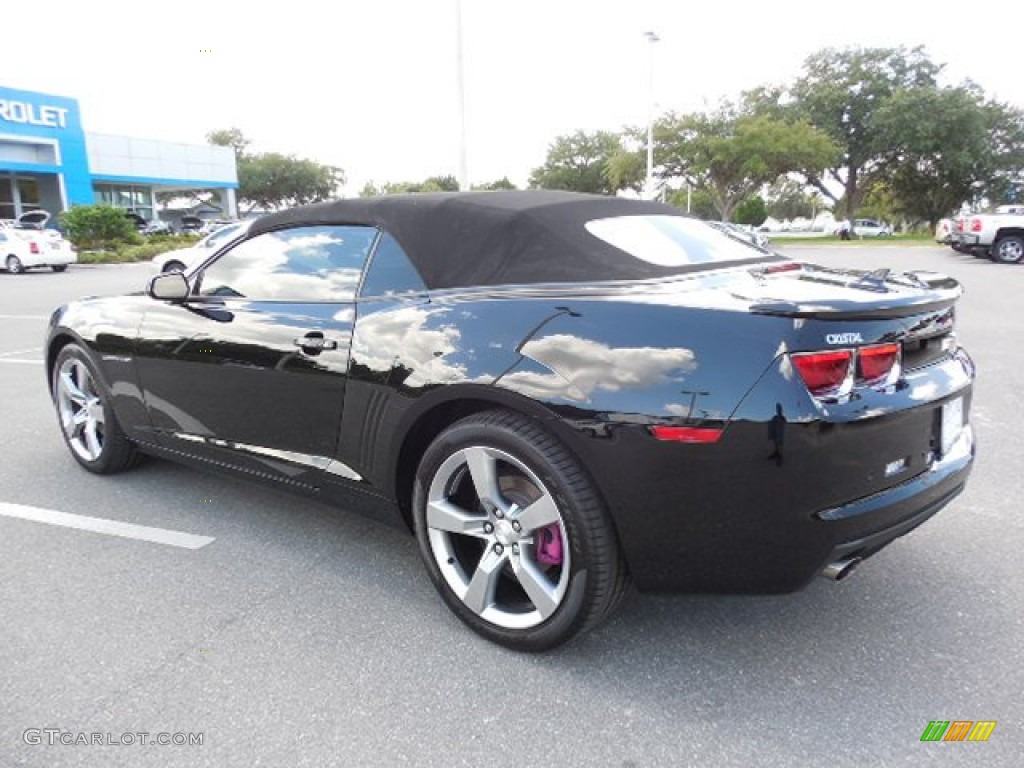 2011 Camaro LT Convertible - Black / Black photo #3