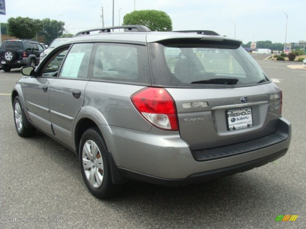 2008 Outback 2.5i Wagon - Quartz Silver Metallic / Off Black photo #4