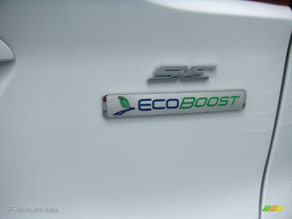 2014 Escape SE 2.0L EcoBoost - Oxford White / Medium Light Stone photo #14