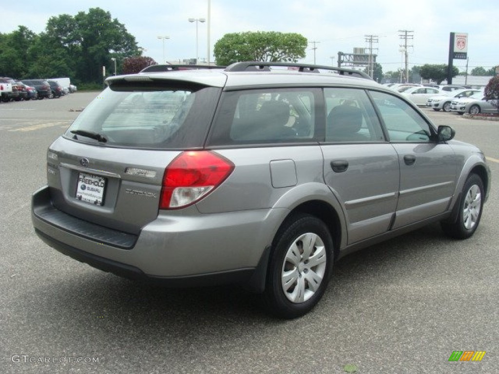2008 Outback 2.5i Wagon - Quartz Silver Metallic / Off Black photo #7