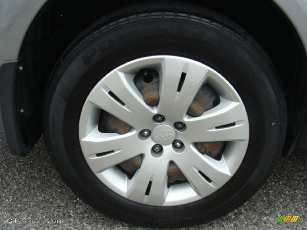 2008 Outback 2.5i Wagon - Quartz Silver Metallic / Off Black photo #9
