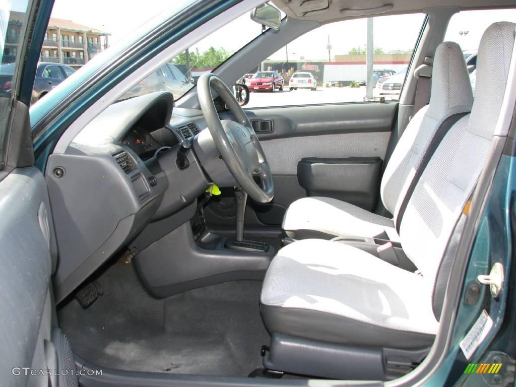 1995 Tercel DX Sedan - Sierra Green Metallic / Gray photo #9