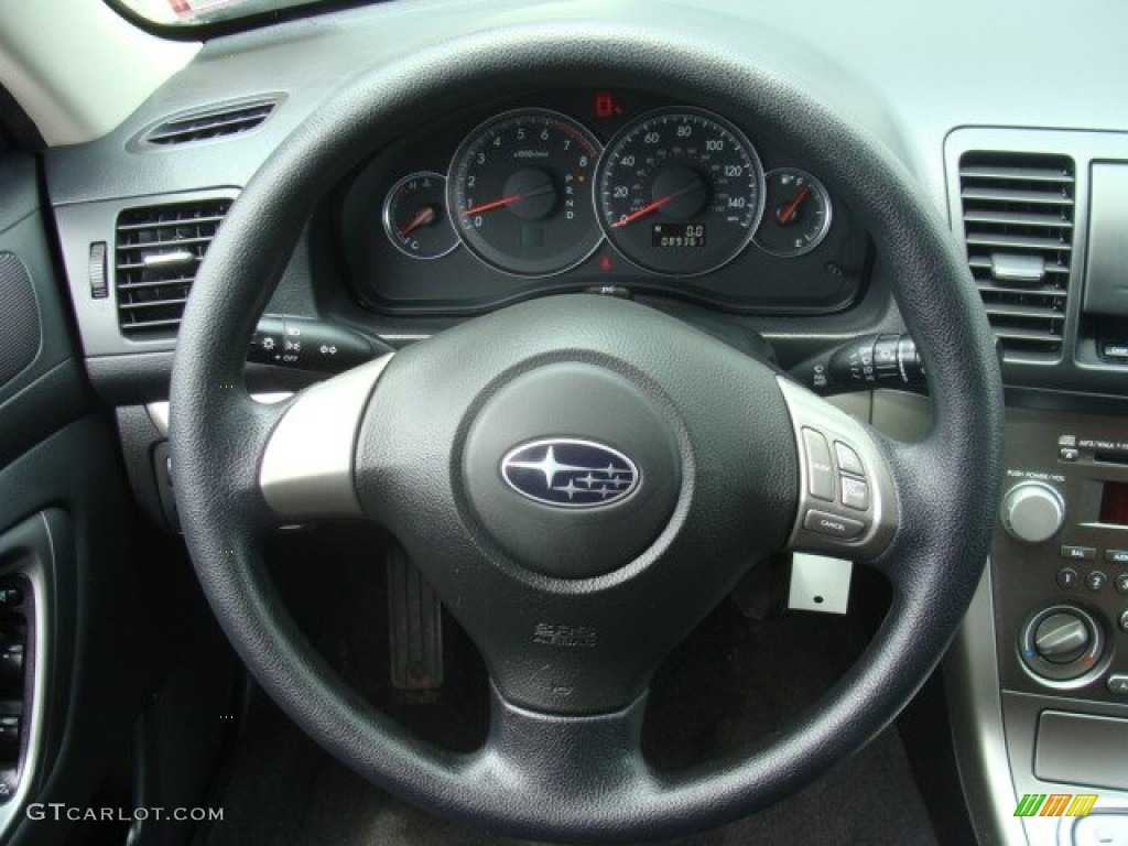 2008 Outback 2.5i Wagon - Quartz Silver Metallic / Off Black photo #17