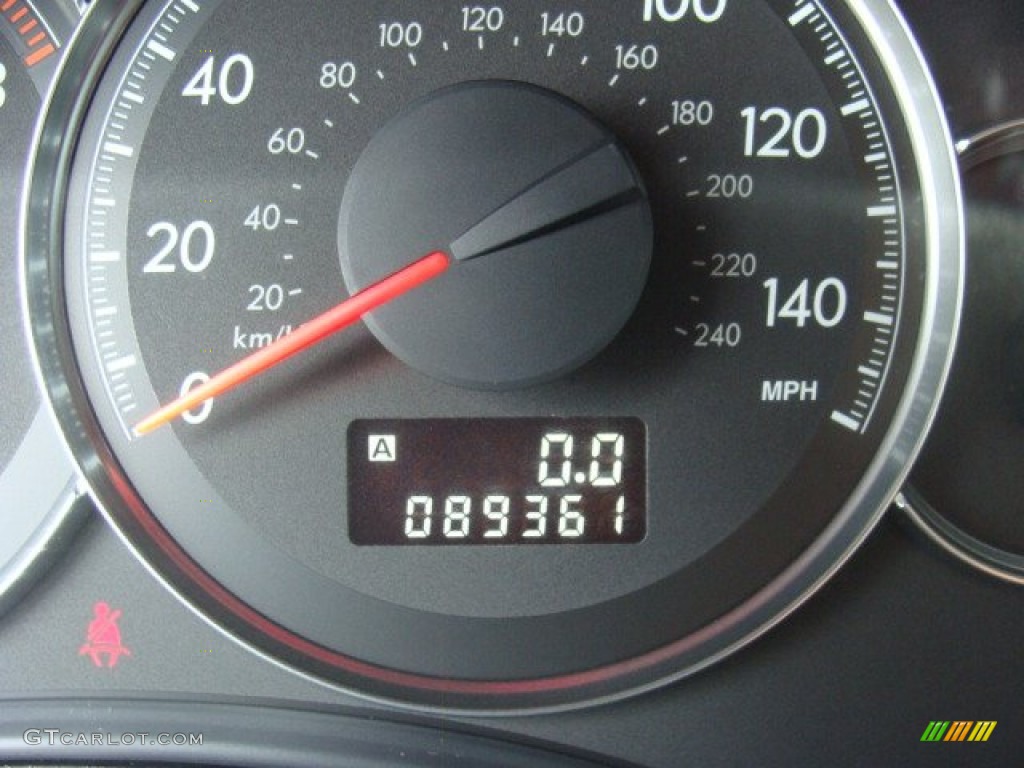 2008 Outback 2.5i Wagon - Quartz Silver Metallic / Off Black photo #19