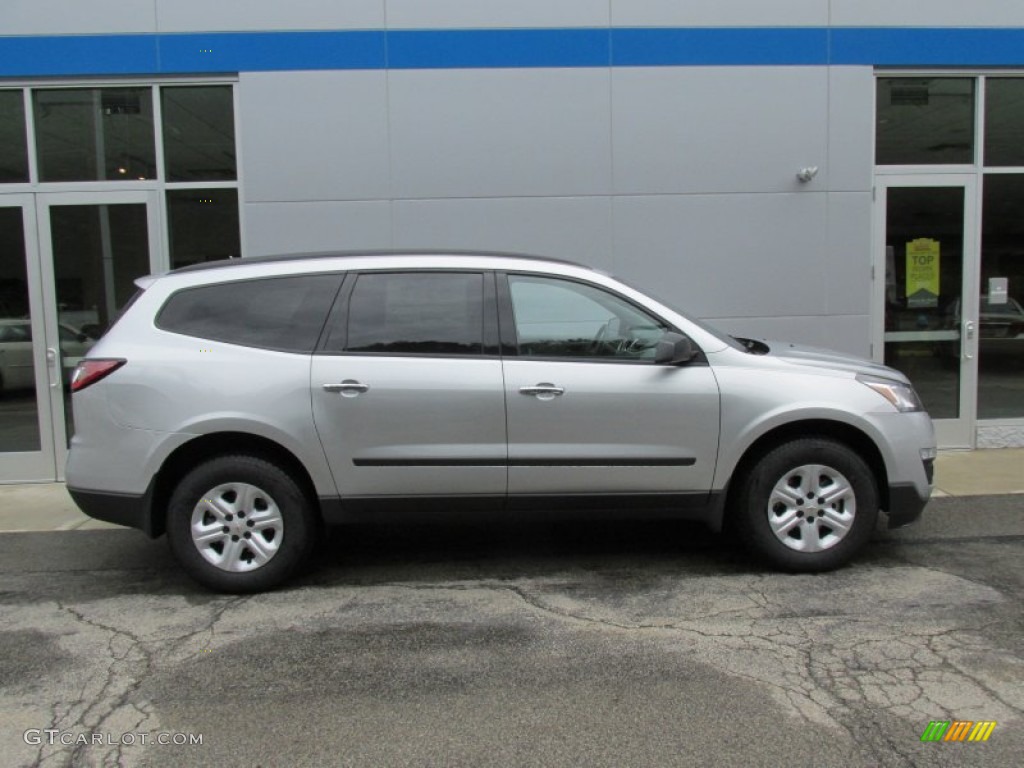 Silver Ice Metallic 2015 Chevrolet Traverse LS Exterior Photo #95379527