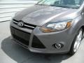 2014 Sterling Gray Ford Focus Titanium Hatchback  photo #10