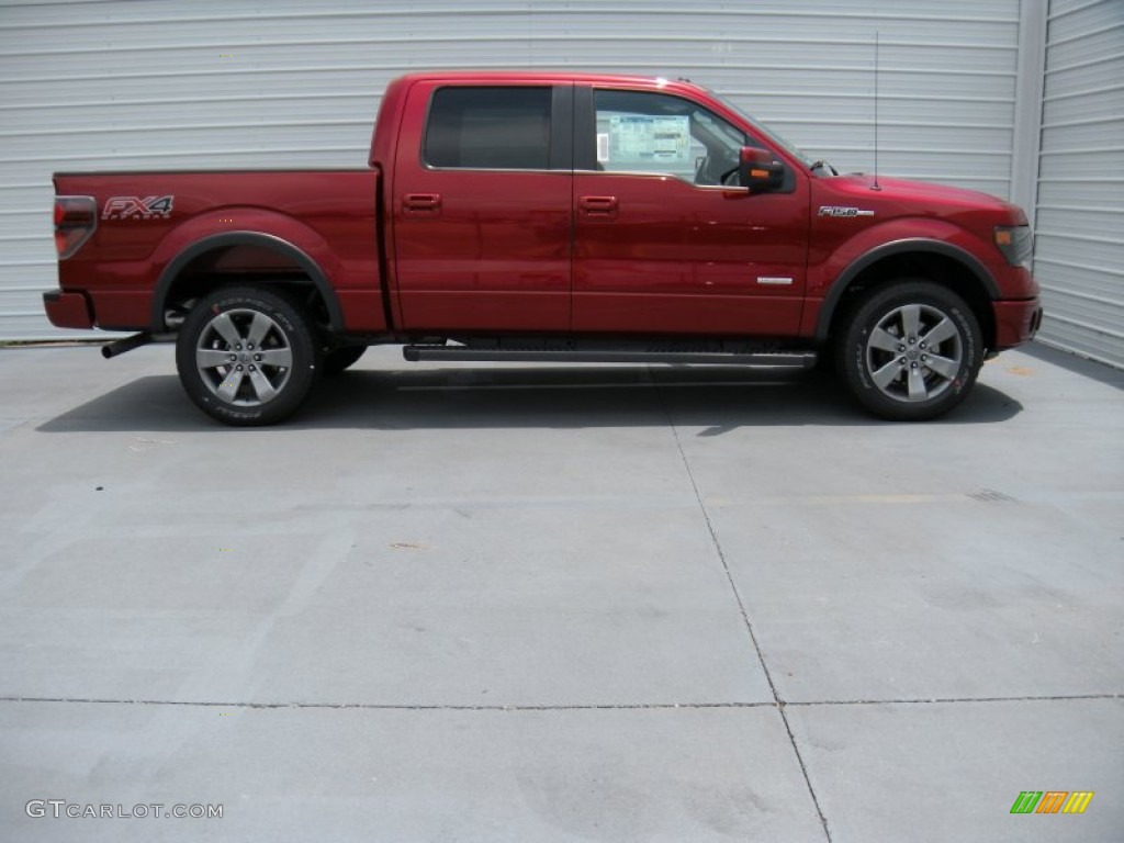 2014 F150 FX4 SuperCrew 4x4 - Ruby Red / Black photo #3