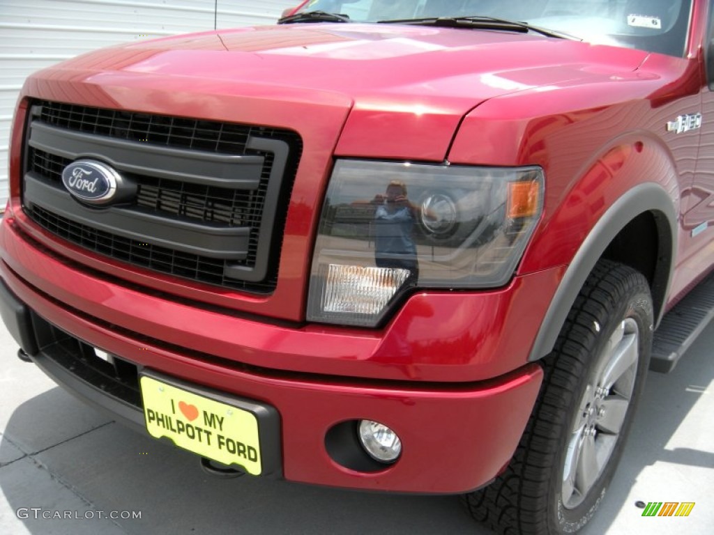 2014 F150 FX4 SuperCrew 4x4 - Ruby Red / Black photo #10