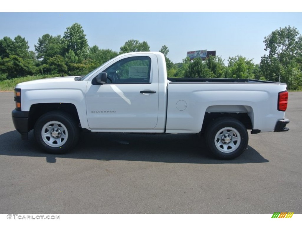 2014 Silverado 1500 WT Regular Cab - Summit White / Jet Black/Dark Ash photo #3